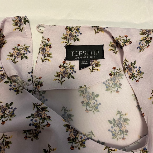 Top Shop cocktail dress with pleated skirt, size 4 - Picture 5 of 5